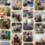 Beige Photo Collage Personal Mood Board Facebook Video (Допис у Facebook)